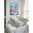 thumbnail image 4 of Marmont Hill Mh-Julcps-41-C-12 12" X 8" "Beach Elegance" Frameless Giclee Painting On, 4 of 6