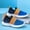 Blue, variant on HUITKMM Children's Lightweight Breathable Sports Shoes Lace Up Running Sneakers