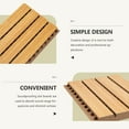 thumbnail image 2 of MasteelfCA Wall Soundproofing Panel Acoustic Absorption Panel Sound Insulation Wooden Board, 2 of 8