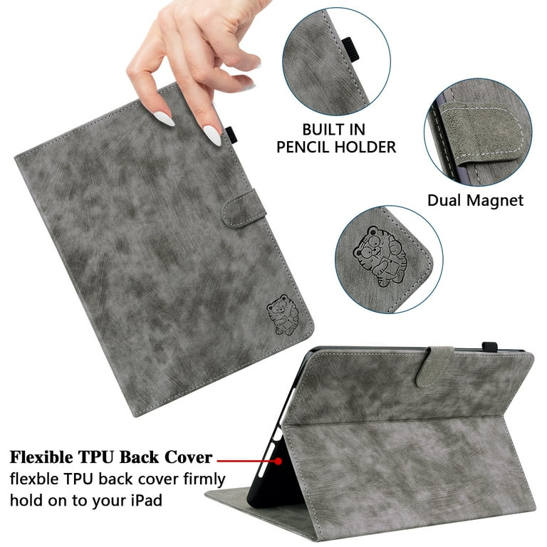 iPad 10th Generation Case 10.9 Inch 2022, Magnetic Premium Leather