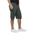 thumbnail image 6 of X RAY JEANS Men's Belted 12.5" Inseam Knee Length Cargo Shorts, Charcoal, 52, 6 of 8
