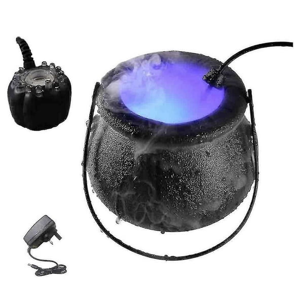 Pot Smoke Machine Fog Maker Water Fountain Fogger Color Changing Fog Machine Party Prop Decor Uk P