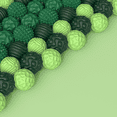 thumbnail image 2 of 12PCS Textured Magnetic Fidget Balls with Case, Silicone Fidget Toys for Adults & Teens, Desk Stress Relief, Green, 2 of 8