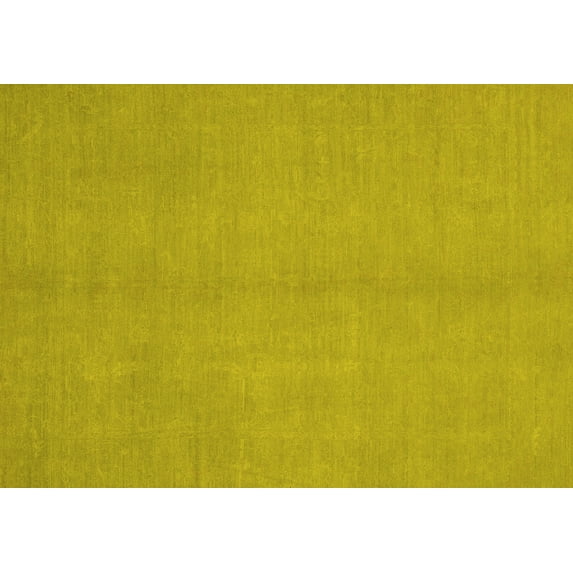Ahgly Company Indoor Rectangle Abstract Yellow Modern Area Rugs, 5' x 8'