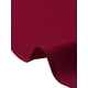 thumbnail image 5 of INSPIRE CHIC Blusa de Chiffon para Mujeres con Mangas de Campana 3/4, Cuello en V, Dobladillo Asimétrico, Casual y Elegante, Color Rojo Vino, 5 of 6