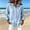 Y5-Sky Blue, variant on Textilo Cotton Linen Hoodie for Women Long Sleeve Button Down Hooded Gauze Shirts with Pocket Sun Protection Blouses Summer Beach Vacation Casual 2026 Lightweight Tops,Green S