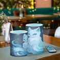 thumbnail image 6 of Electronic Candle Light Combination 3x5In, 3x4In Flameless Candle Plastic Festive Decoration Party Christmas Decoration A Cartoon Fox, 6 of 7