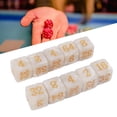 thumbnail image 1 of Juego De Dados Numéricos De 30 Piezas, Múltiplos De Plástico De 2 Números, Cubo Portátil Liviano Para Enseñar Juegos De Mesa, 1 of 8