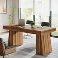 thumbnail image 5 of Modern Meeting Table for 4-6 People, Conference Table, Wooden Seminar Desk Office Furniture, 5 of 5