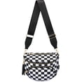 thumbnail image 2 of Checkered Crossbody Bag Anti  Spacious Bum Bags for Women Nylon Fanny Packs Lightweight Purse Wallet for Travel, 2 of 7