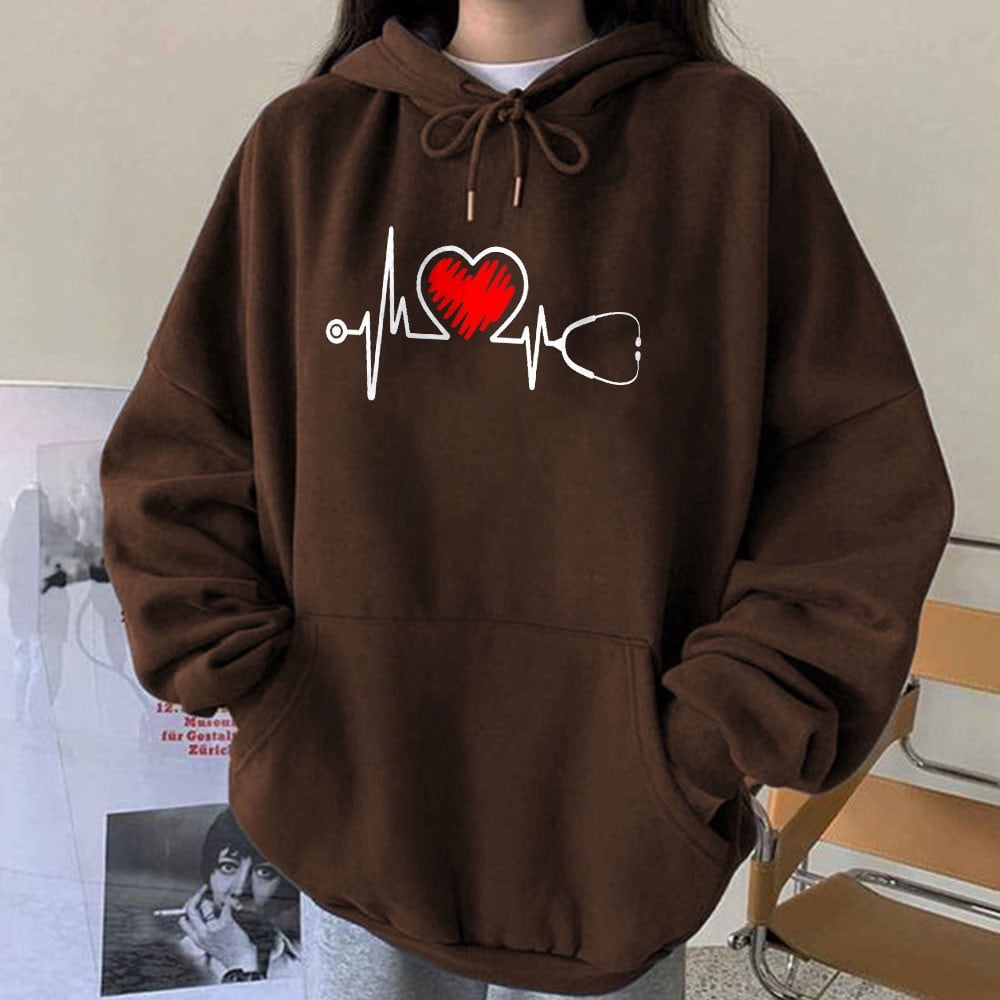 Oversized Hoodies Animal Print Cute Hoodie For Women Teens Loose Comfy Hooded Sweatshirt for Dog Cat Lovers Walmart