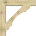 thumbnail image 3 of Ekena Millwork 6"W x 40"D x 40"H Olympic Block Rough Sawn Bracket, Douglas Fir, 3 of 4