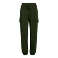 thumbnail image 4 of Scoop Women’s and Women's Plus Scubaknit Cargo Joggers, Sizes XS-4X, 4 of 4