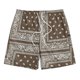 thumbnail image 1 of WILLBEST Pantalones Cortos de Playa de Verano con Estampado de Cachemira y Cintura con Cordón Bohemio para Hombre, 1 of 2