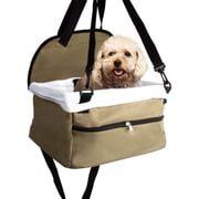 Imperial Home Small Booster Car Seat for Pets - Beige