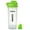 Green, variant on 24 oz Shake Bottle Flip Top Spout With Lid Lock New Mixer Ball To Mix Protein Powder Easy Shaker Water Bottle With Handle (24oz-red)
