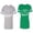 Men Heather / Women Green, variant on Beast Beauty Ear Matching Couple Cotton Jerseys (Men Heather / Women Black) (Men S / Women S)