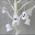 thumbnail image 6 of Reduce!SDJMa Halloween Light Up Ghost Decor, 2.3"x2.7" Cute Ghost Light, Halloween Tree Hanging Ornament for Outdoor Patio Porch Yard Garden, Indoor Halloween Party Tablet Centerpieces Decoration, 6 of 9