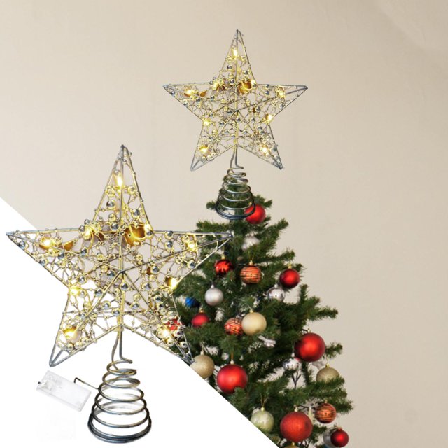 Christmas Decorations,npkgvia Clearance,Desk Decor,Accessories,Fish Bead Line Tree Top Star Christmas Decoration Scene Display Window Decoration Christmas Tree Pendant,Christmas Decorations