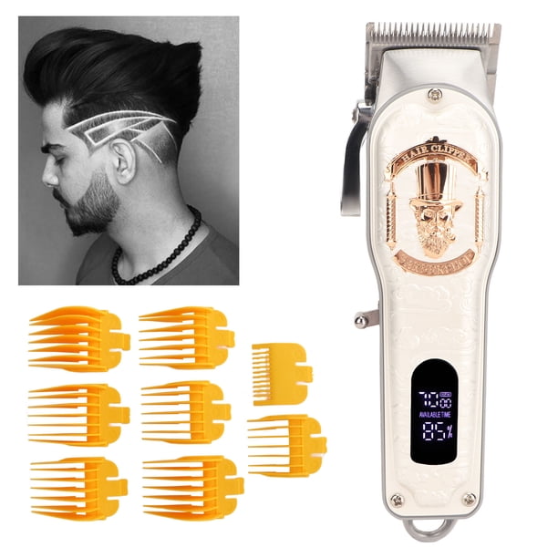 Recortadora Eléctrica, USB seguro USB Recargable Cabello Eléctrico de Cabello para Hombres para Hombres