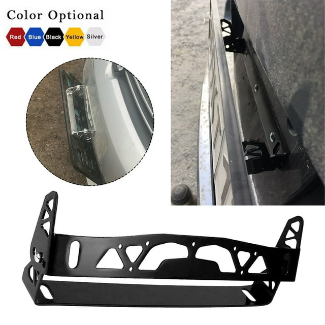 VONKY Frame Tag Holder - Durable for Weatherproof Scratch Resistant Lightweight Car License Plate Frame black 24.5*21*3cm 1Set