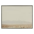 thumbnail image 3 of Kate and Laurel Sylvie California Dreaming Framed Canvas Wall Art by Laura Evans, 31.5x41.5 Gray, Modern Desert Mountain Landscape Art for Wall, 3 of 7