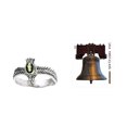 thumbnail image 3 of NOVICA Men's peridot ring, 'Peace Messenger', 3 of 6