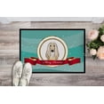 thumbnail image 2 of Caroline's Treasures BB1554MAT Afghan Hound Merry Christmas Door Mat, Indoor Rug or Outdoor Welcome Mat 18x27 Doormat ,, 2 of 4