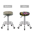 thumbnail image 5 of Daiia Underwater Diving Animals Stool Covers Round,Round Bar Stool Covers Waterproof Bar Chair Covers Washable Stool Cushion Slipcover for 12-14 Inch Chair-13 inch, 5 of 7
