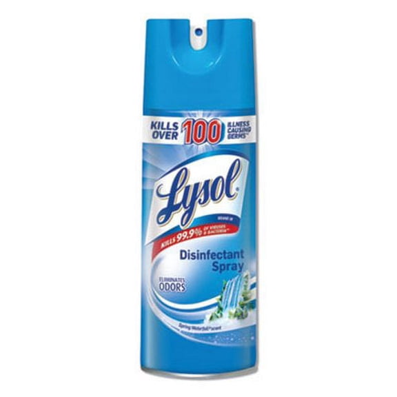 Lysol Disinfectant Spray, Waterfall, 12.5-oz. Aerosol Can, 12 Cans