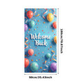 thumbnail image 3 of Colorful Design Welcome Back Banner Balloon Decoration Star Confetti Polyester Material for Office Party School Reunion Indoor Event, 3 of 8
