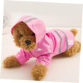 thumbnail image 3 of Chubasquero para cachorros, chaqueta impermeable para perros con capucha, abrigo para perros, ropa de lluvia para perros, poncho impermeable para perros (L), 3 of 3