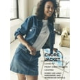 Lee Women's Heritage Cropped Chore Denim Jacket - Walmart Business Supplies