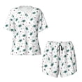 thumbnail image 4 of Lsque Hand Drawn Turtle Women's Short-Sleeved Pajama Set - 2 Piece Soft and Lightweight Sleepwear Set-XX-Large, 4 of 9