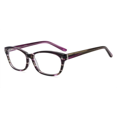 Contour Womens Prescription Glasses, FM13048 Purple Stripes