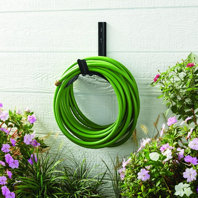 Expert Gardener Metal Hose Hanger in Black Color, Holds up to 100