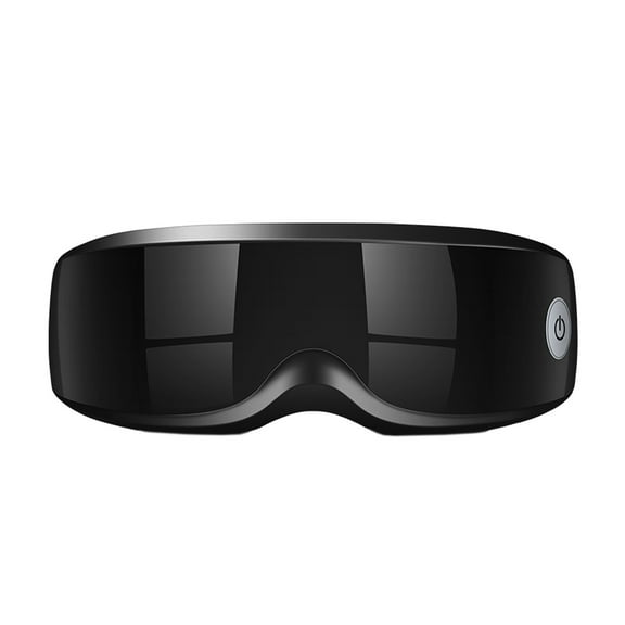 Dengmore Eye Massager Vibration Eye Mask Facial Massager Eye Care Device for Eye Strain Relief Travel Portable Eye Massager Perfect Gifts for Man And Wonmen, Black, Face Heating