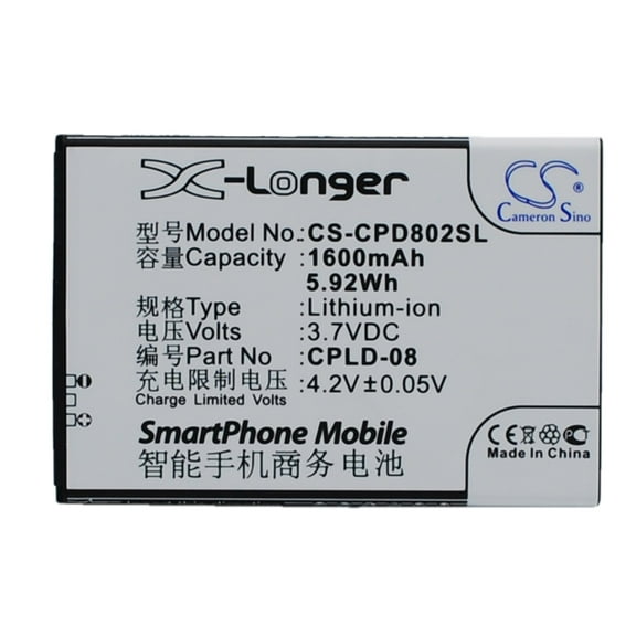 1600mAh CPLD-08 Battery for Coolpad 8020
