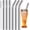Sliver, variant on Stainless Steel Smoothie Straws, 0.5'' Extra Wide Reusable Metal Drinking Straws for Milkshakes, Bubble Tea, Smoothie, Set of 6 Jumbo Drinks with 1 Cleaning Brush
