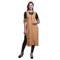 thumbnail image 1 of Bimba Kurta Indienne Imprimée en Rayonne Manches 3/4 Robe Tunique pour Femmes, 1 of 6