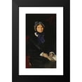 thumbnail image 2 of Leon Wyczółkowski 10x14 Black Modern Framed Museum Art Print Titled - Portrait of Mrs. Falińska, Artist's Grandmother (1880), 2 of 5