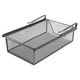 thumbnail image 2 of Canasta colgante del armario de malla debajo del gabinete Cajón colgante Utilidad de cajón multifuncional Rack de almacenamiento de deslizamiento para Negro, 2 of 8
