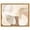 Gold Frame, variant on Perfect Tan Shapes Framed High-Gloss Acrylic Glass Wall Art Abstracts by Art Remedy, White Frame, 24 x 20