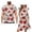 Red Rose, variant on Uorisanigo Red Rose Matching Couple Outfits Valentine's Day Husban and Wife Clothing Men's Short Sleeve Shirt Hawaiian Shirts and Womens Summer Midi Dress Soft Party Dresses Size 2XS
