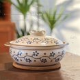 thumbnail image 2 of Coarse Pottery Pot Household Soup Stew Cooking Porridge Pot Ceramic Soup Pot Rice High Temperature Resistant Casserole, 2L/3.5L, 2 of 7