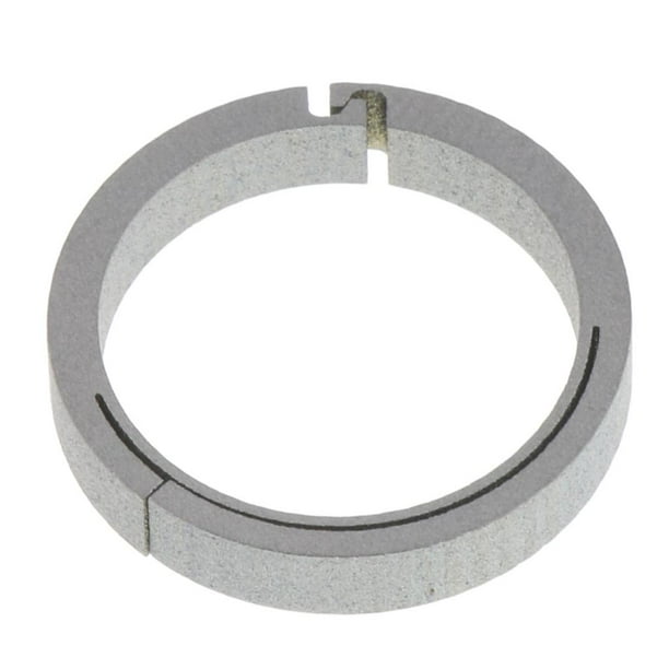 Mosquetón redondo de titanio con anillo en O y clip a presión, llavero con resorte y hebilla para acampar Plata 18mm