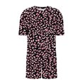 thumbnail image 5 of Trajes de Pantalones para Mujeres Casual Suelta Impresión Manga Corta, Cuello Redondo Pantalones Cortos Pijamas Poliéster, 5 of 5