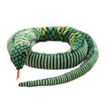 thumbnail image 2 of Serpiente de peluche grande, juguete realista de serpiente, 1,6 m, educativo, falso Verde, 2 of 9