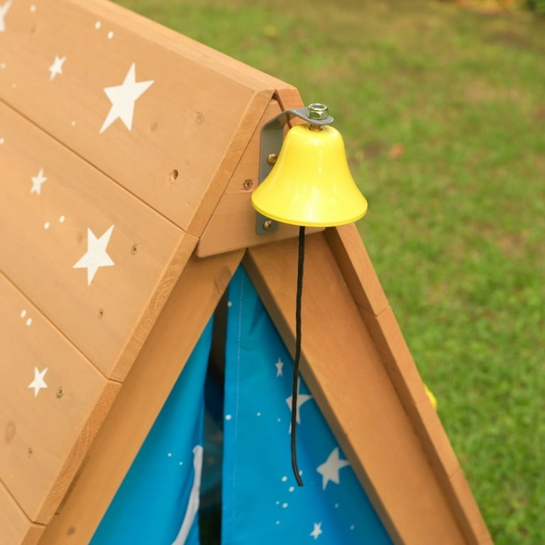 A-Frame Wooden Hideaway & Climber Toddler Toy: Adventure Awaits