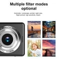 thumbnail image 6 of Professional Camera,Digital Camera 1080P Hd Photography Supports Up To 48Mp Electronic Stabilization 4X Digital Ccd Student Portable Camera,Black, 6 of 7